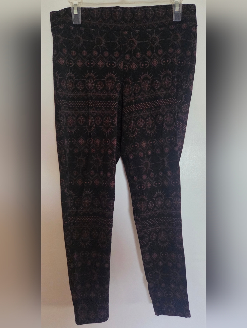 torrid Black Top with Subtle Rust Geometric Trim